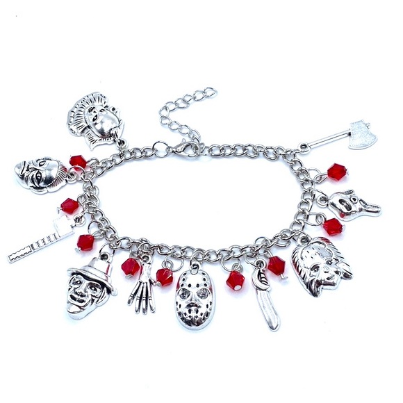 Horror Movie Charm Bracelet Scary Halloween - Picture 7 of 7